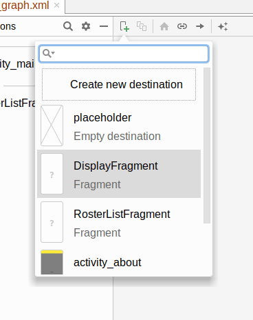 Step #2: Updating the Navigation Graph