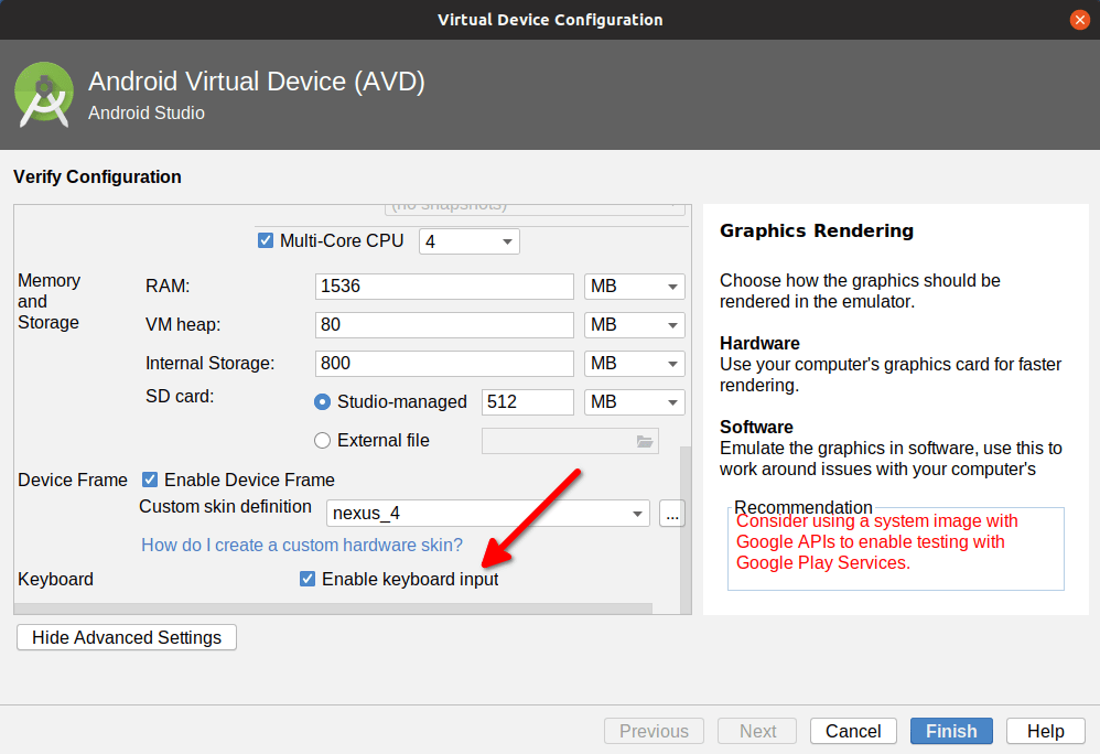 Configure hardware acceleration for the Android Emulator, Android Studio