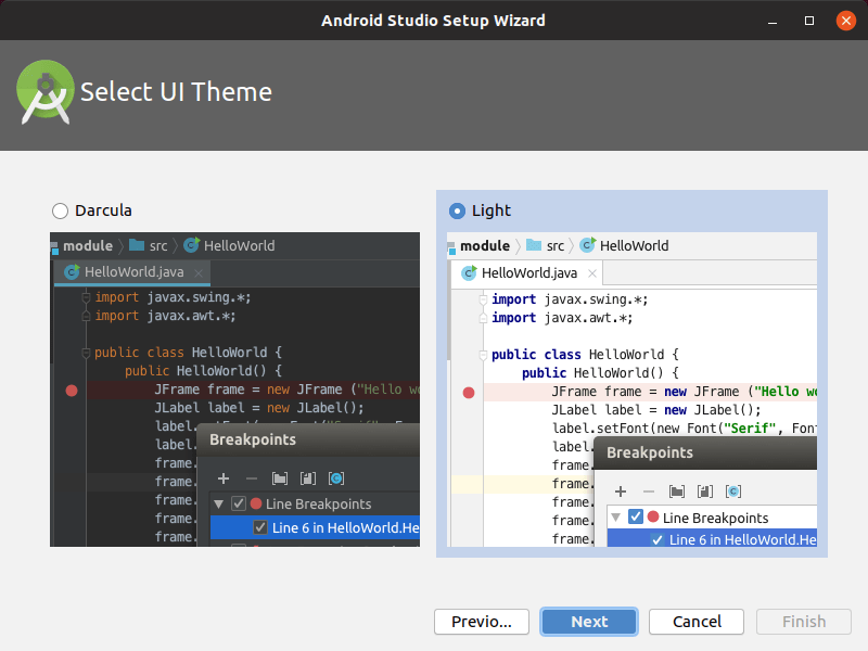 Step #2: Running Android Studio for the First Time