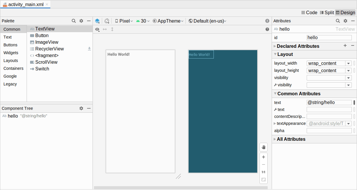 Introducing the Graphical Layout Editor